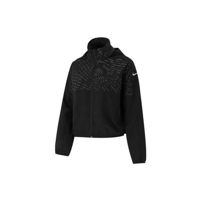 Spliced Design Logo Print Stand-Up Collar Jacket Women Jacket Black DD6463-010