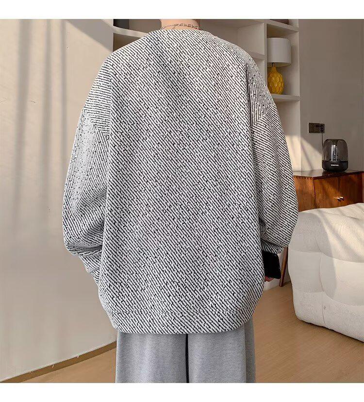 Men's Japanese Retro Lazy Style Hoodie - 2025 Autumn/Winter New Arrival, Trendy High-Street Versatile High-End Feel Top.