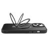 For iPhone 15 Pro Magnetic Phone Case TPU+PC Kickstand Matte Cover Compatible with MagSafe