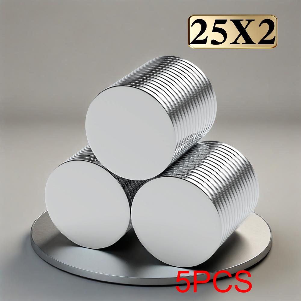 25x2mm Imans Refrigerator Magnets for DIY Office Whiteboard Workshop Suitable Tools Home Workplace