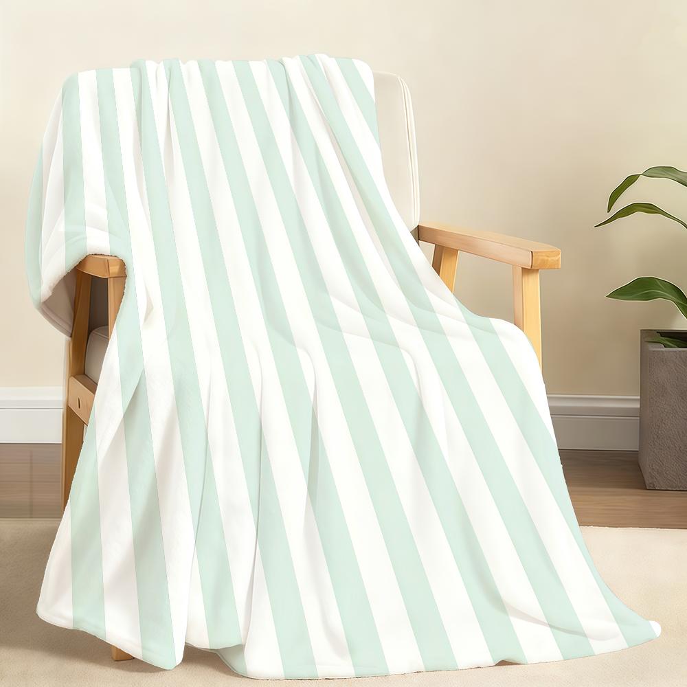 Minimally Stripes Blanket Soft Throw Blanket for Home Bedroom Bed Sofa Picnic Travel Office Rest Cover Blanket Gift