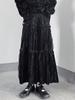 Xitao Spitze Patchwork Lose Falten Frauen Rock ZYY1031