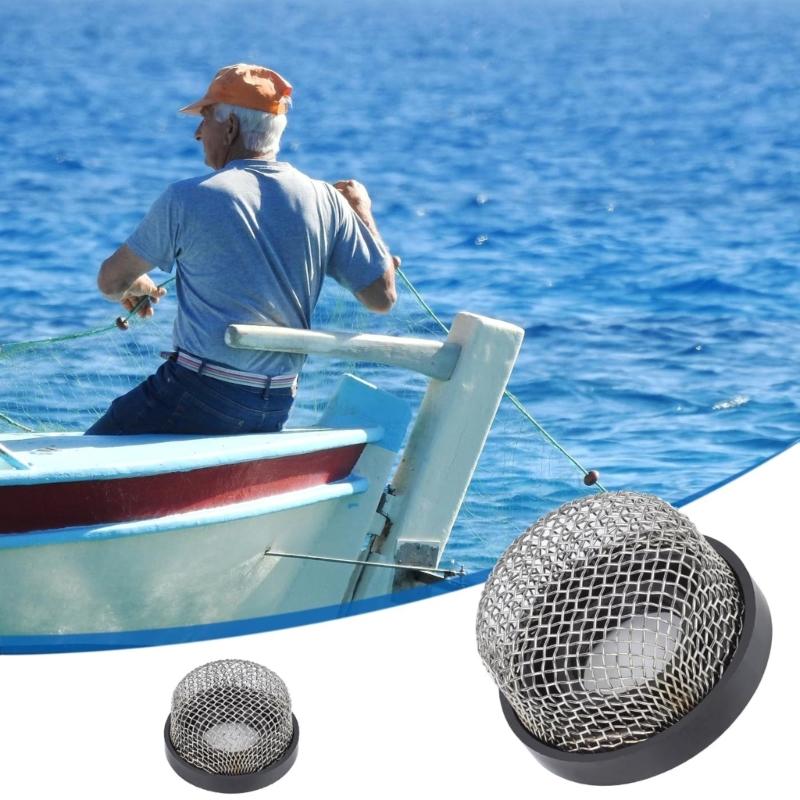 Stainless Steel Mesh Strainer 3/4"- 14, Aerator Screen Strainer Stainless for Livewell Pump and Baitwell