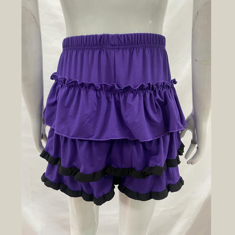 Y2K Gothic high waisted A-line short cute girl lace skirt