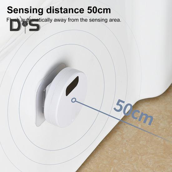 Toilettensensor-Spülset, freihändiger 0,25-Sek.-Induktionsspülschalter, intelligenter Toilettenspüler mit IPX5-Wasserschutzklasse