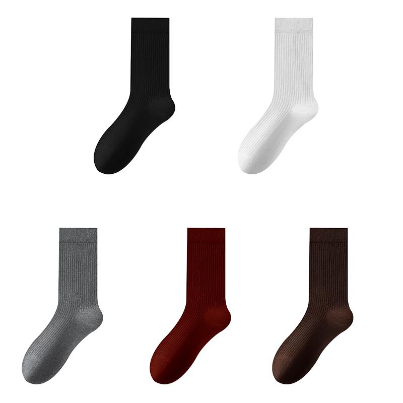 

Женские носки Зимние и осенние Новые носки средней длины Ankola Angola Красные универсальные носки 5 pairs