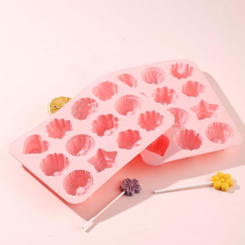 1PC Silicone Bowl Cake Mould Flower and Herb Home-made Jelly Chocolate Mould Food Grade Silicone Mould