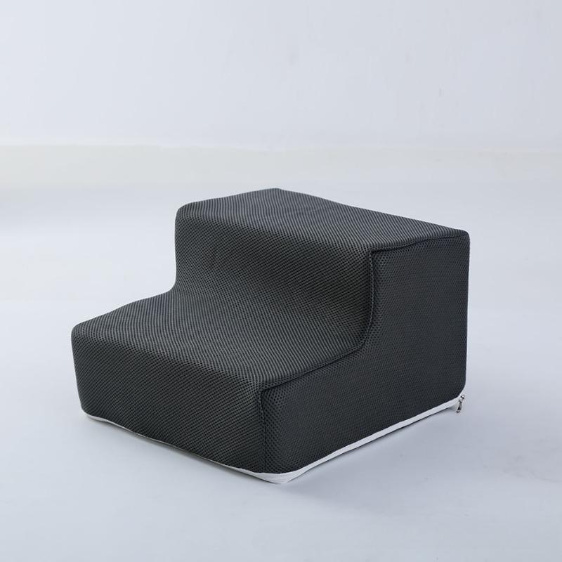 Removable Washable Anti Slip Foldable Pet Dog Cat Stairs High Elasticity Sponge Dog Training Stairs Cat Bed Stairs Play Stairs