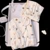 Cloud Cotton New Cute Cartoon Bear Autumn Long Sleeves Can Be Worn Outside Pajamas Women'S Suit Loungewear Real Shot
