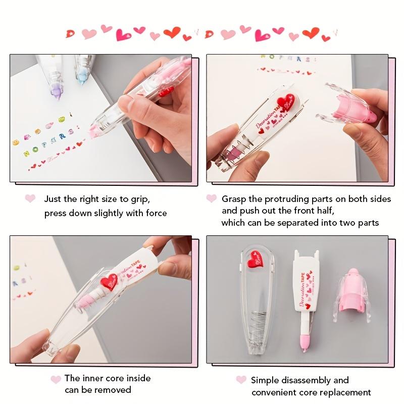 Colorful Design Cute Kawaii Decorative Correction Tape 6mm*4M Refillable