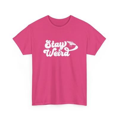 Bleib komisch Alien UFO Shirt | UFO Entdecker T-Shirt | Alien Grafik T-Shirt