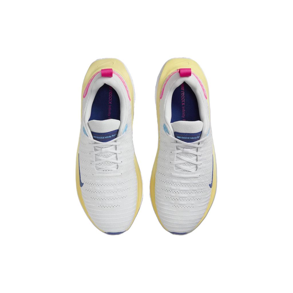 Nike נעלי ספורט לגברים ReactX Infinity Run 4 אבק פוטון ורוד רויאל לבן זהב סאטורן כחול רויאל עמוק DR2665-009