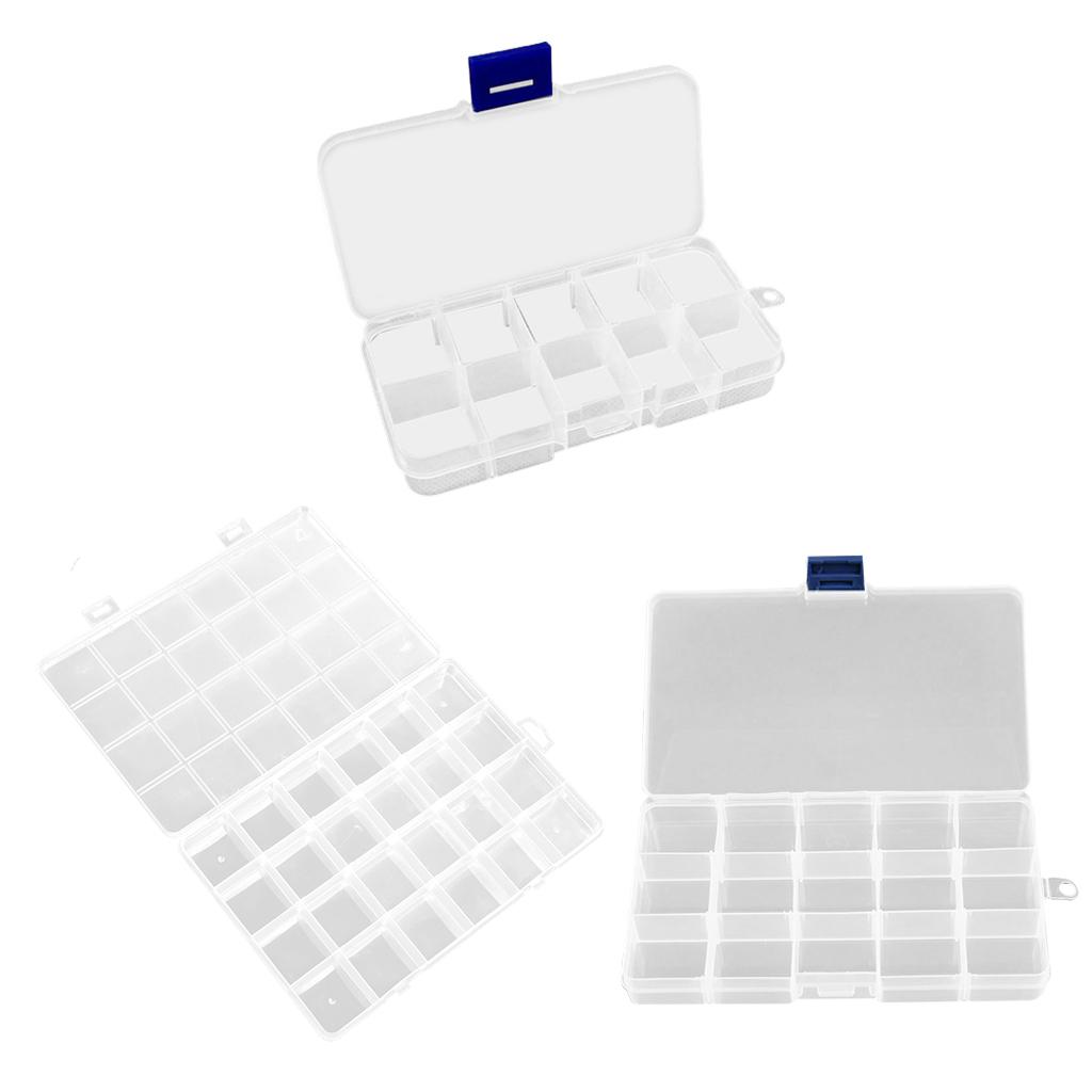 Plastic Transparent Storage for Case Multi Compartment Sewing Supplies Storage B
