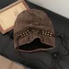 Tassels Beaded Butterfly Hat Weave Knitted Tie-dye Hat Wasteland Pullover Cap  Apparel Accessories