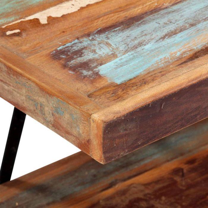 VidaXL Meuble TV 160x40x50 cm Bois de récupération massif