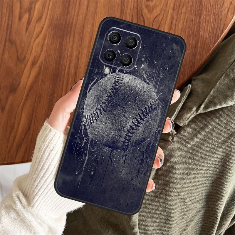 Baseball Ball Case For Samsung Galaxy M12 M32 M52 M35 M55 M15 M11 M13 M14 M06 M16 M36 M56 M31 M53 M34 M54