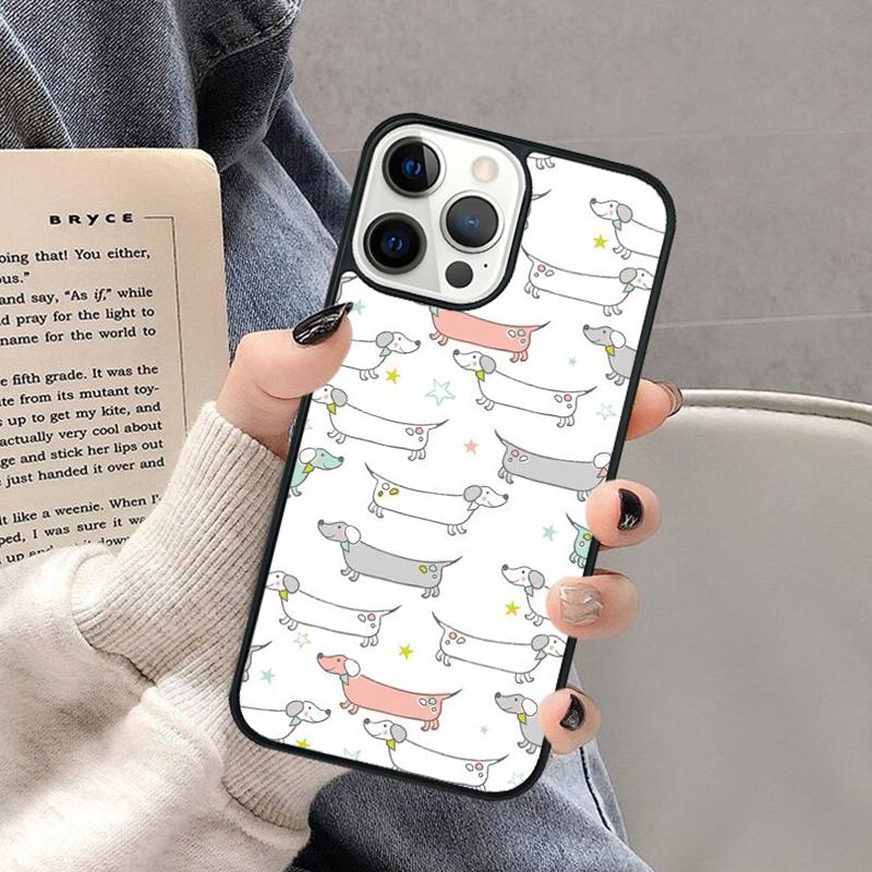 

Dachshund Sausage Dog Doxie Phone Case for iPhone 17 Air 16 16e 15 Plus for Apple 13 11 12 14 Pro Max Cover coque iPhone 13