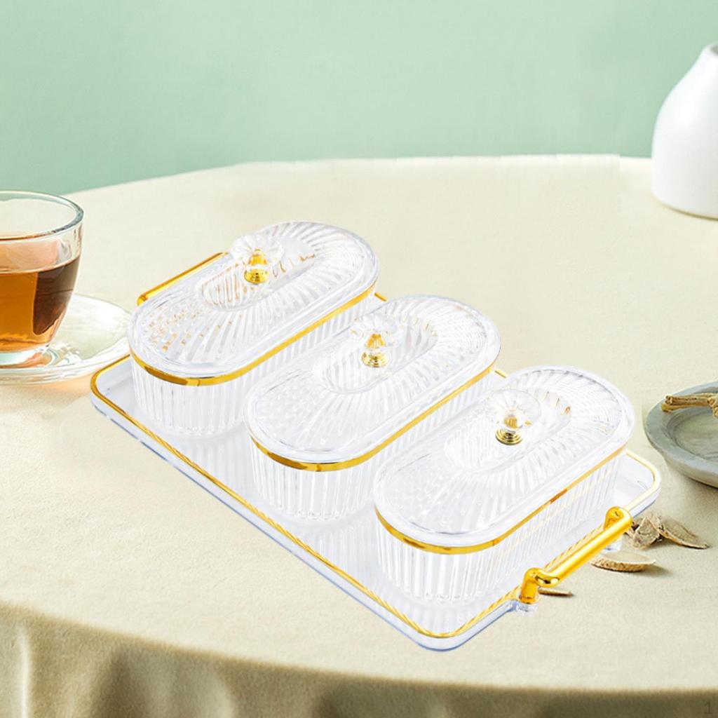 Divided Platter for Nuts and Snacks in Living Room