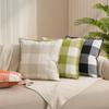 Plaid Pillow Case, Simple Living Room Sofa Pillow Case, No Filling