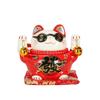 Creative Ceramic Lucky Cat Piggy Bank - Chinese Style Fortune Decor Gift