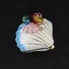 New Valentine's Day Gift Ocean Series Girl's Heart Enamel Color Shell Decorative Box Conch Desktop Ornaments