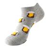 40 Style Fashion Colorful Short Socks Men Cotton Novelty Oil Painting Animals Food Avocado Casual Funny Ankle Sox