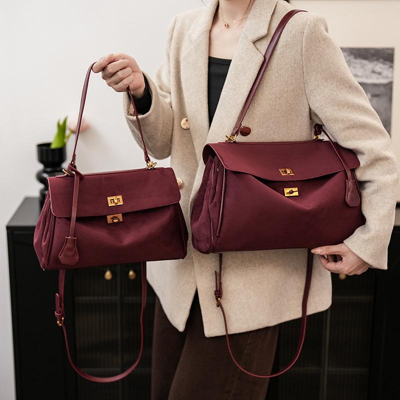 

Портативная сумка-тоут женская новая модная одноплечевая подмышечная сумка большой вместимости сумка-мессенджер large бордовый