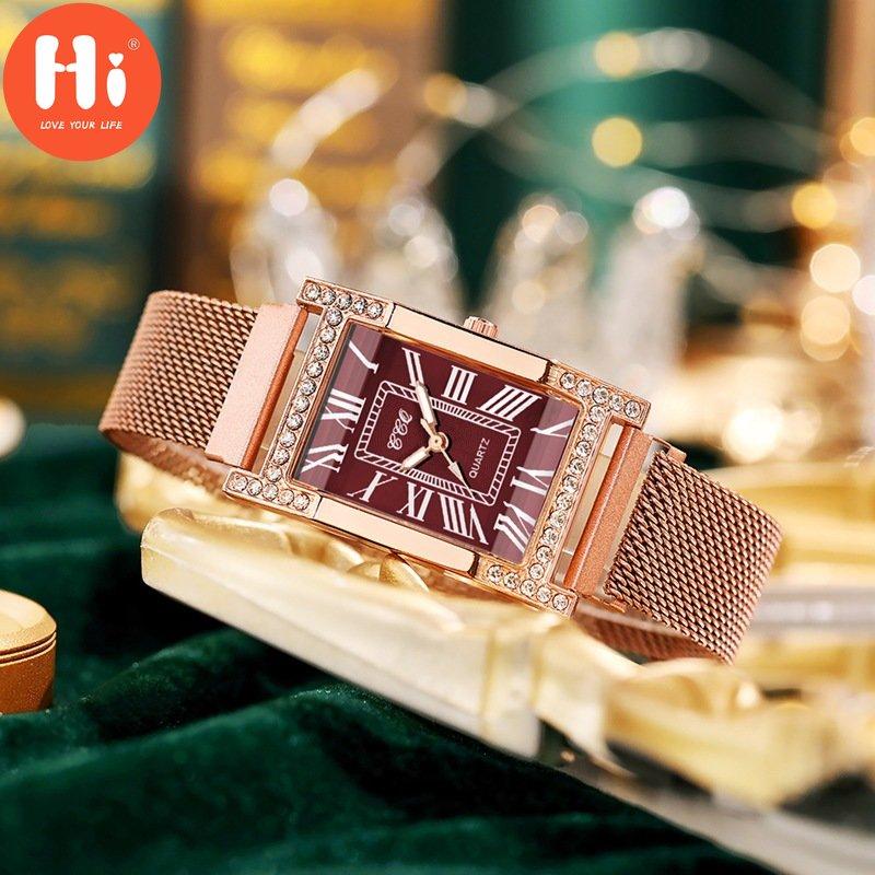 

Привет модные часы Роскошные женские кварцевые часы Водонепроницаемые женские часы Женские наручные часы