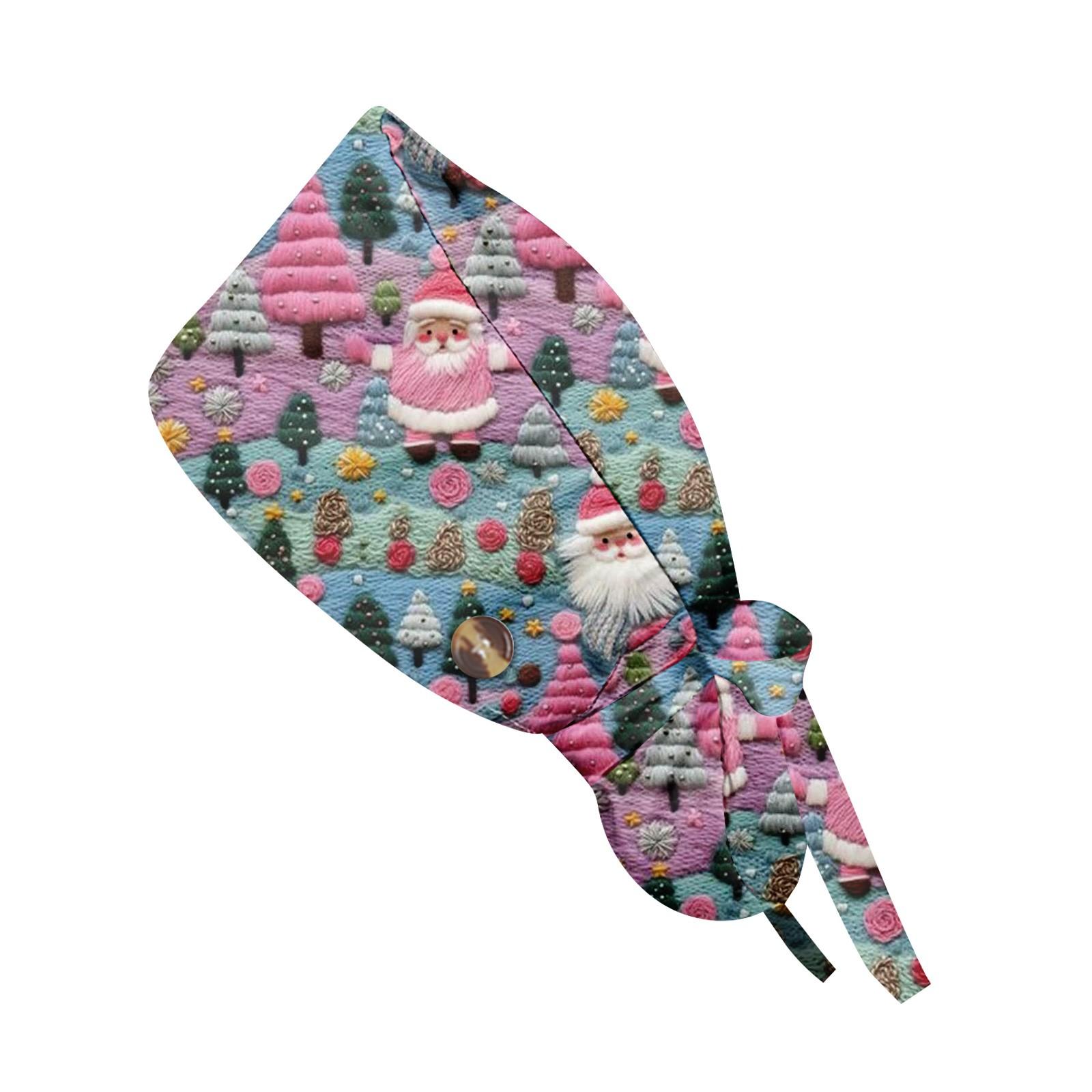 

Модная рождественская рабочая кепка с принтом, повседневная женская кепка с хвостиком, кепка с повязкой, кепка Baotou One Size фиолетовый