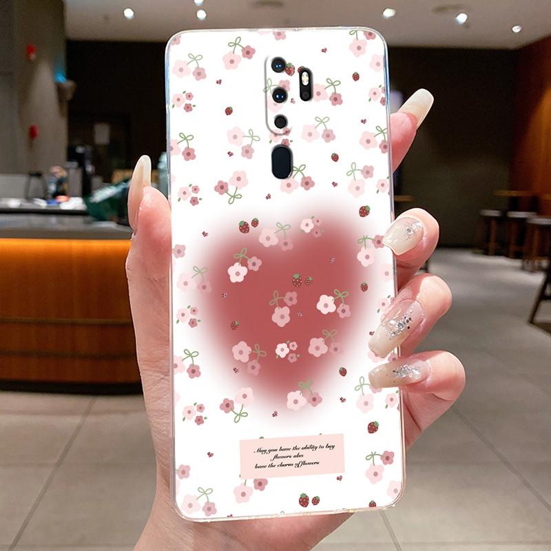 For OPPO A9 (2020) / A5 (2020) Casing Luxury Fashion Butterfly Flowers Clear Soft Silicone Back Cover Oppo A9 A5 2020 Phone Case