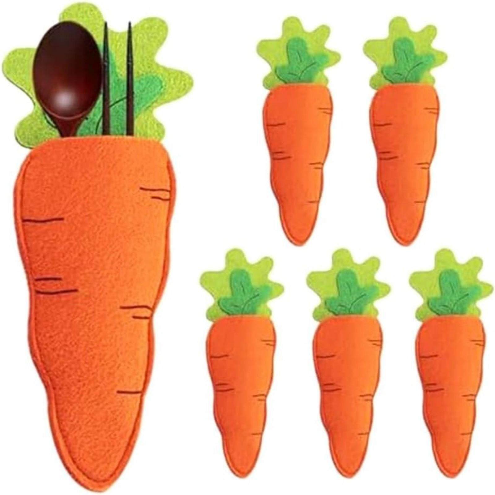 

Decorative Radish,Shaped Cutlery Bags/Utensil Sets ,10,pack, One Size жовтий