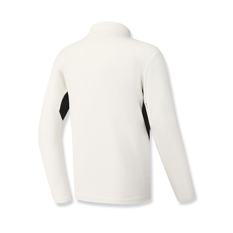 Fila Fitness Simple Casual Sports Training Comfortable Versatile Long Sleeve T-Shirt Men Tops Egrets-White A11M611205FWT