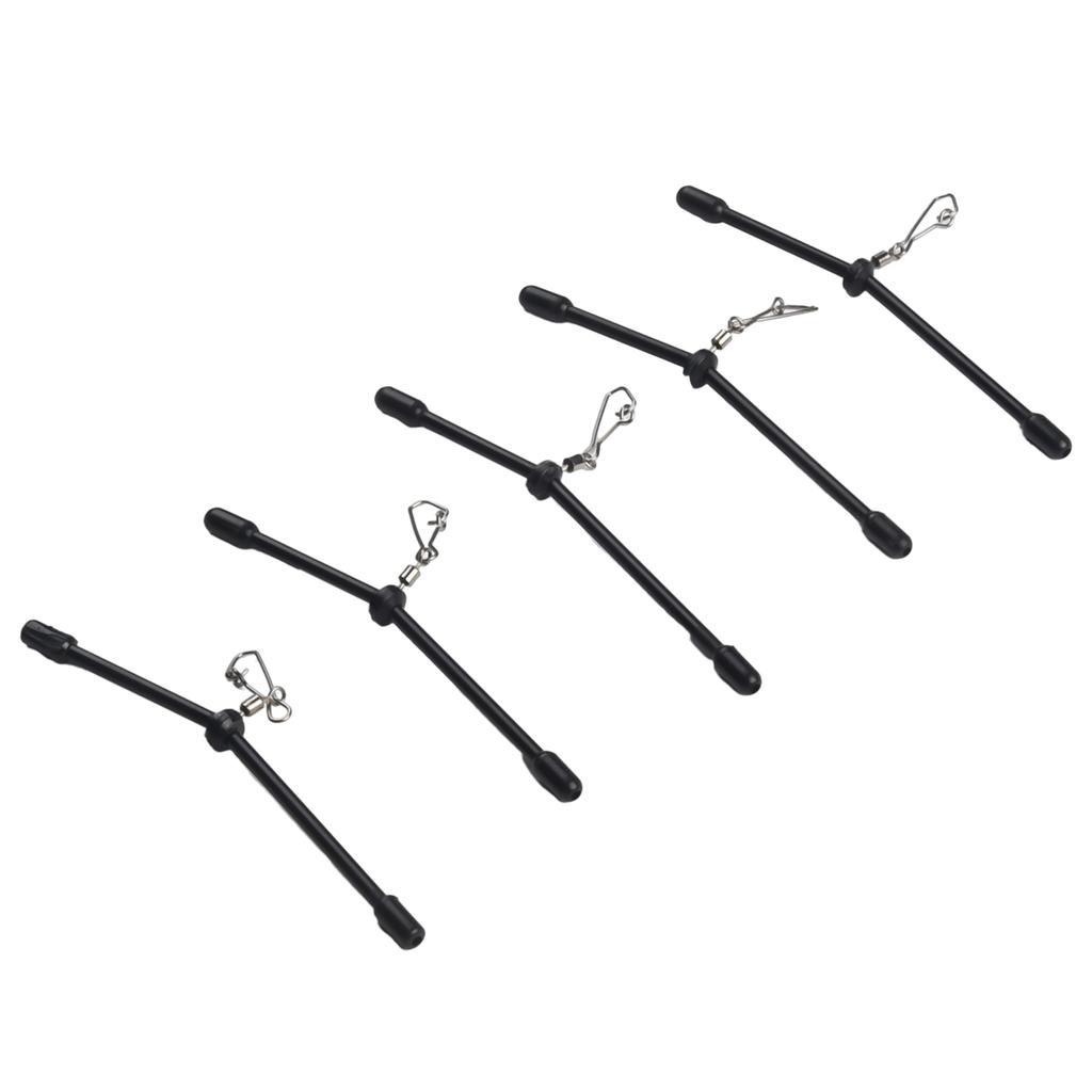 5Pcs Fishing Anti-TangleLure Plastic Balance Snaps Balance Connector Tackle