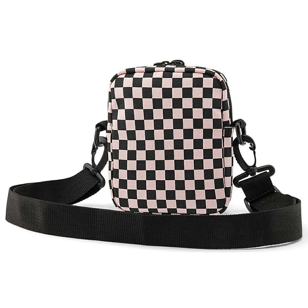 Vans Checkerboard Nylon Shoulder Crossbody Bag Unisex bags Pink VN0A4BH1ZJY