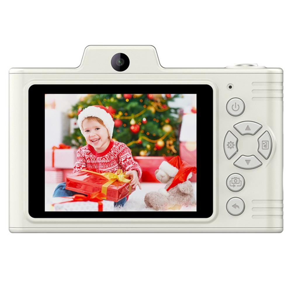

H8S 2.8 Inch Digital Camera HD Dual Lens Video Recording CCD Camera with 64G TF Card+Card Reader White