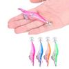 10cm 4 Colors Electric Luminous Bionic Shrimp Shape Saltwater Squid Fishing Lures