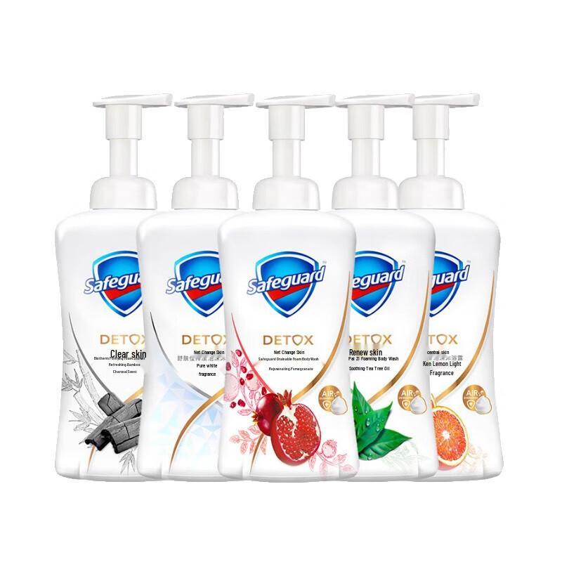 Safeguard Tea Tree Oil Foaming Body Wash