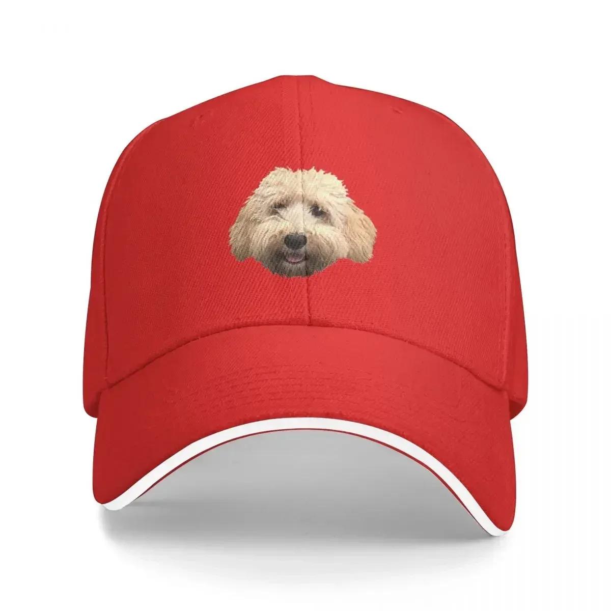 Rosie The Goldendoodle Grey Cap Fashion Casual Baseball Caps Adjustable Hat Hip Hop Summer Unisex Baseball Hats One Size