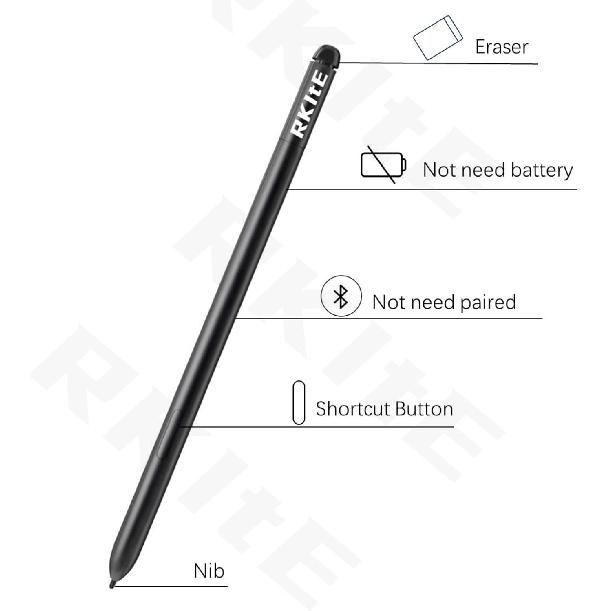 EMR Stylus with Eraser for AMZ Kindle Scribe/Remarkable 2 / BOOX, Kindle Scribe Pen Replacement, Remarkable 2 Pen Replacement with 5 Tips/Nibs