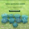 Foldable Thickened Fish and Shrimp Trap Net for Outdoor Fishing.