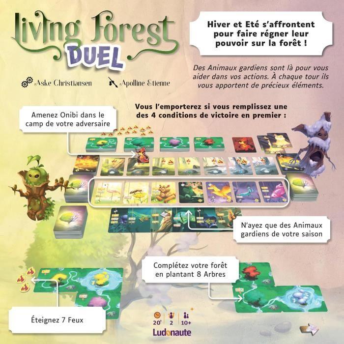 Jeu de société - BLACKROCK GAMES - Living Forest Duel - 2 Joueurs - Stratégie - 20 Minutes