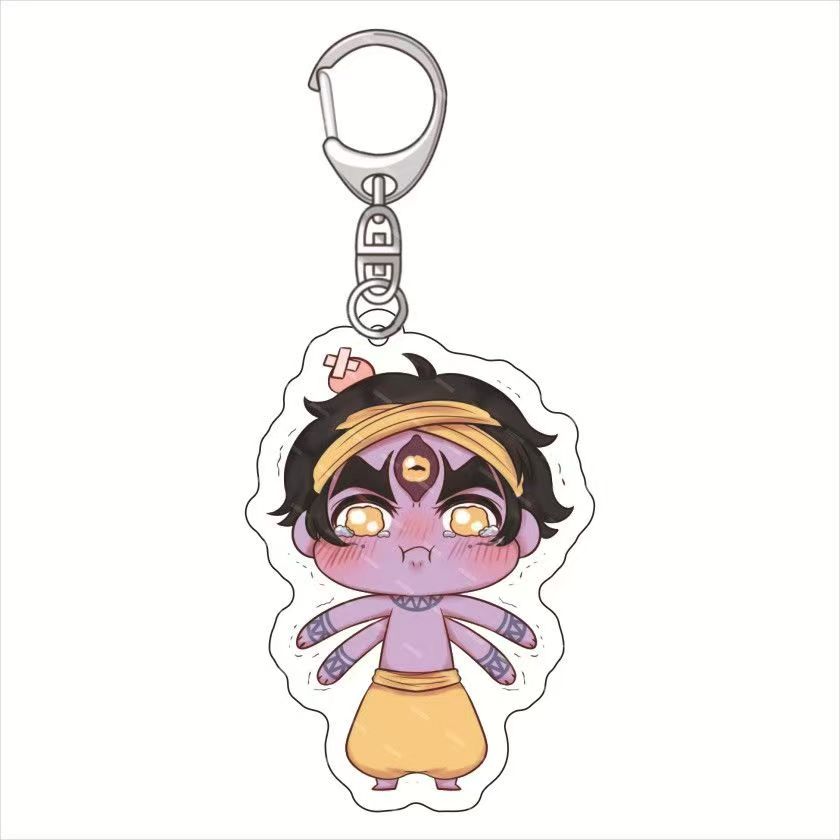 Record of Ragnarok Llavero Anime LuBu Thor Ying Zheng Shiva Gautama Buddha Acrylic Figure Keychain Fans Christmas Gifts