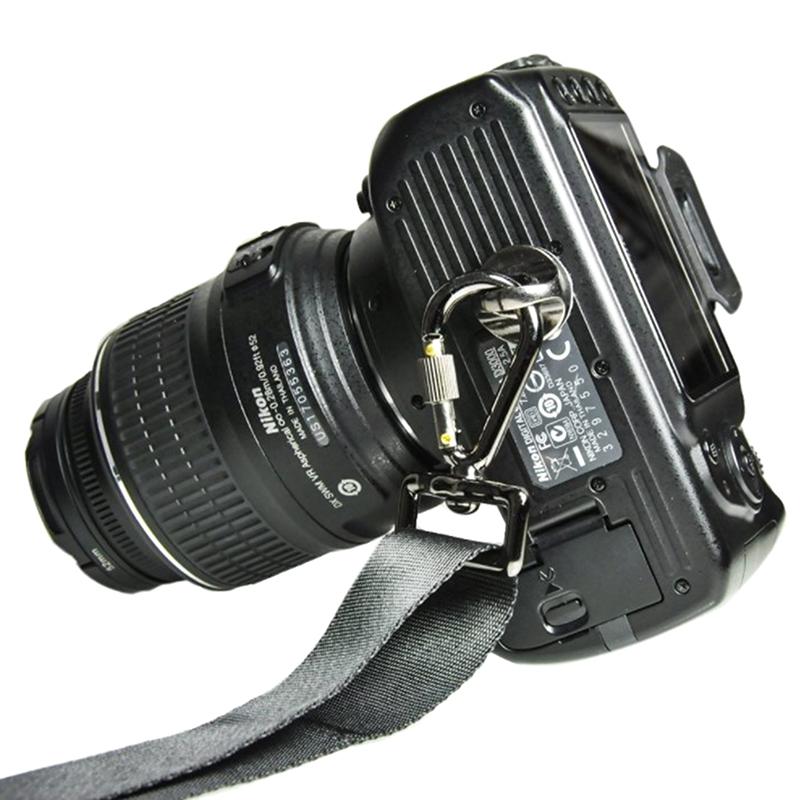 Slr Camera 1/4" Screw Connection Adapter Shoulder Strap Strap Safety Screw