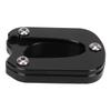Motorcycle Kickstand Pad Aluminium Alloy Sidestand Foot Rest Replacement for Enfield Meteor 350 2021‑2023 Black