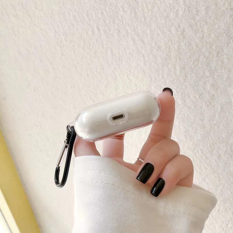 Simple and Transparent TPU Soft Shell Apple AirPods 4th Generation/pro2 Wireless Bluetooth 3rd Generation Earphone Cover Anti-drop