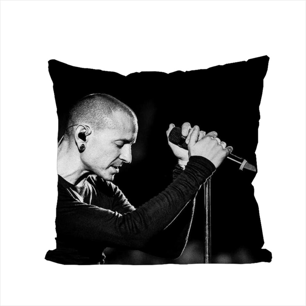 Singer CChester Bennington Pillow Case For Car Sofa Decorative Home Doublesided Print Plush Square Throw Pillow Cushion Cover
