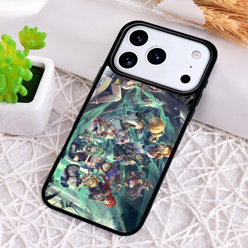 

Genshin Impact soft Phone Case for iPhone 17 Air 16 15 11 12 14 13 Pro Max Shockproof Cover iPhone 16 Pro Max