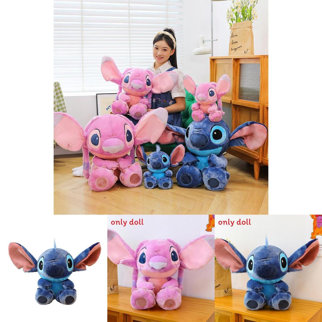 Cute Cartoon Stitch Angel Plush Doll Toy For Kids And Collectors