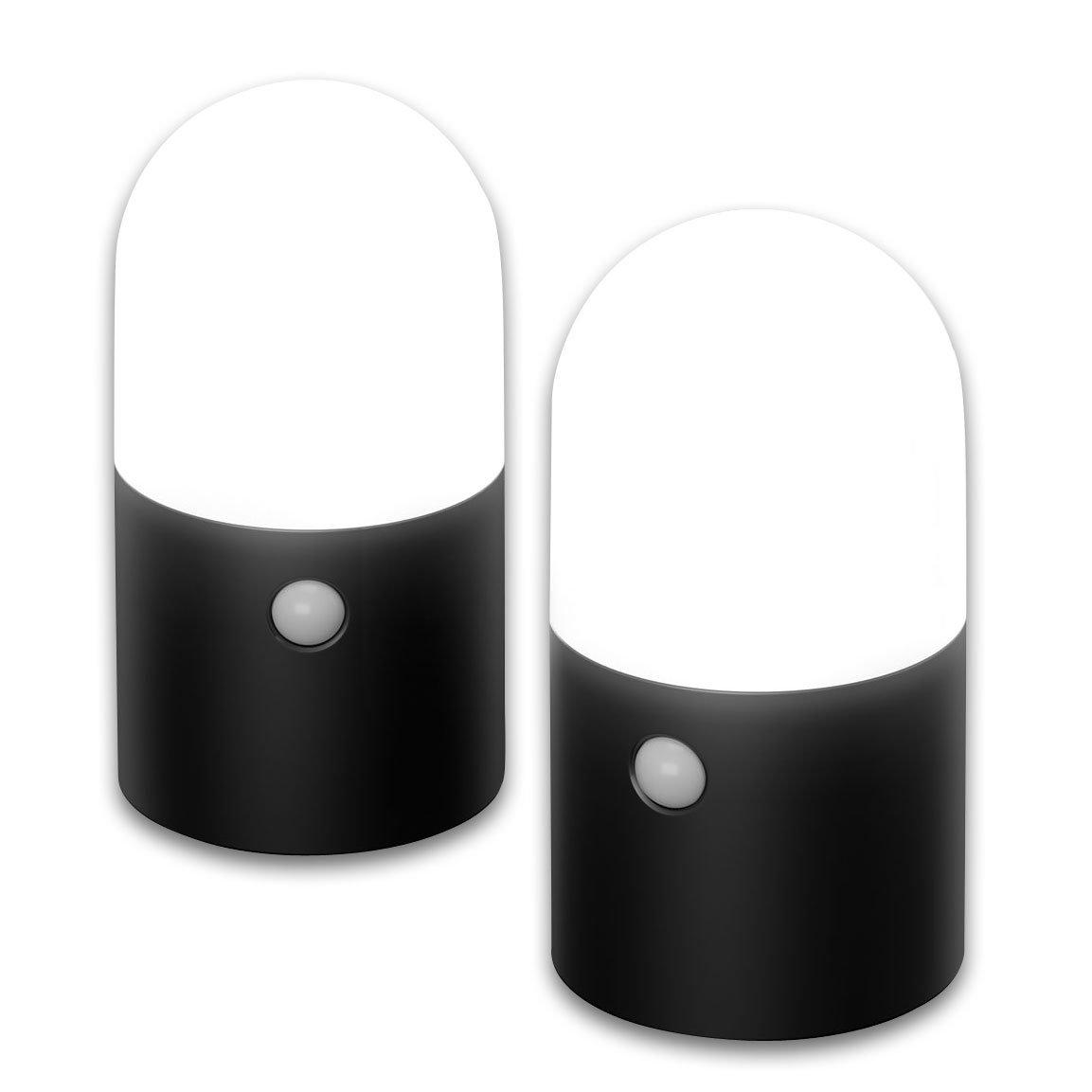 

Iris Ohyama Garden Sensor Light, LED, Dry, Round, Set of 2, ZSL-MN1M-BKS2