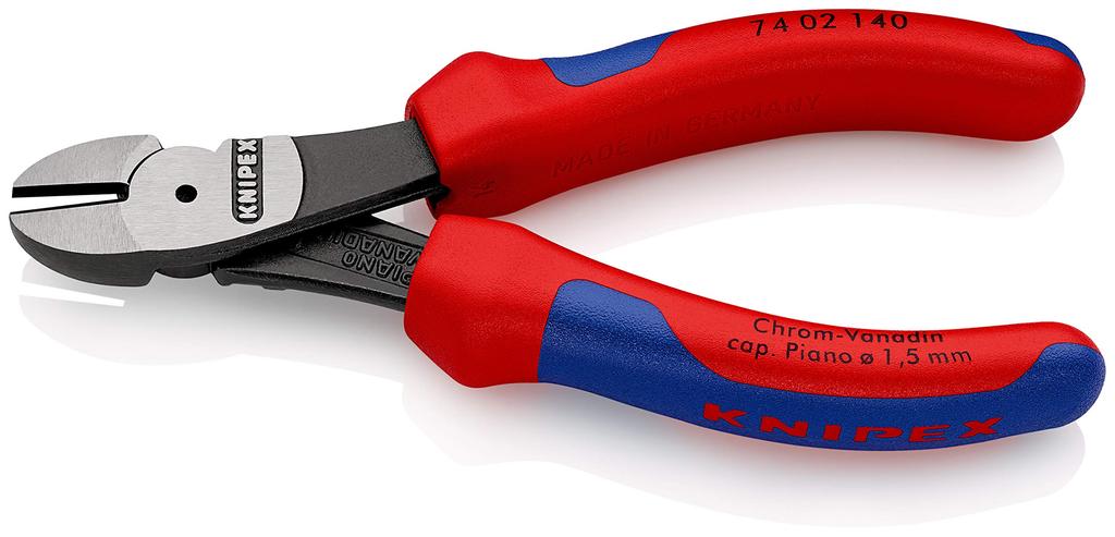 KNIPEX Diagonal Cutting Pliers Hard 7402-140 Heavy-Duty (for Wire) (SB)